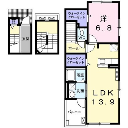 サリーチェ唐津の物件間取画像